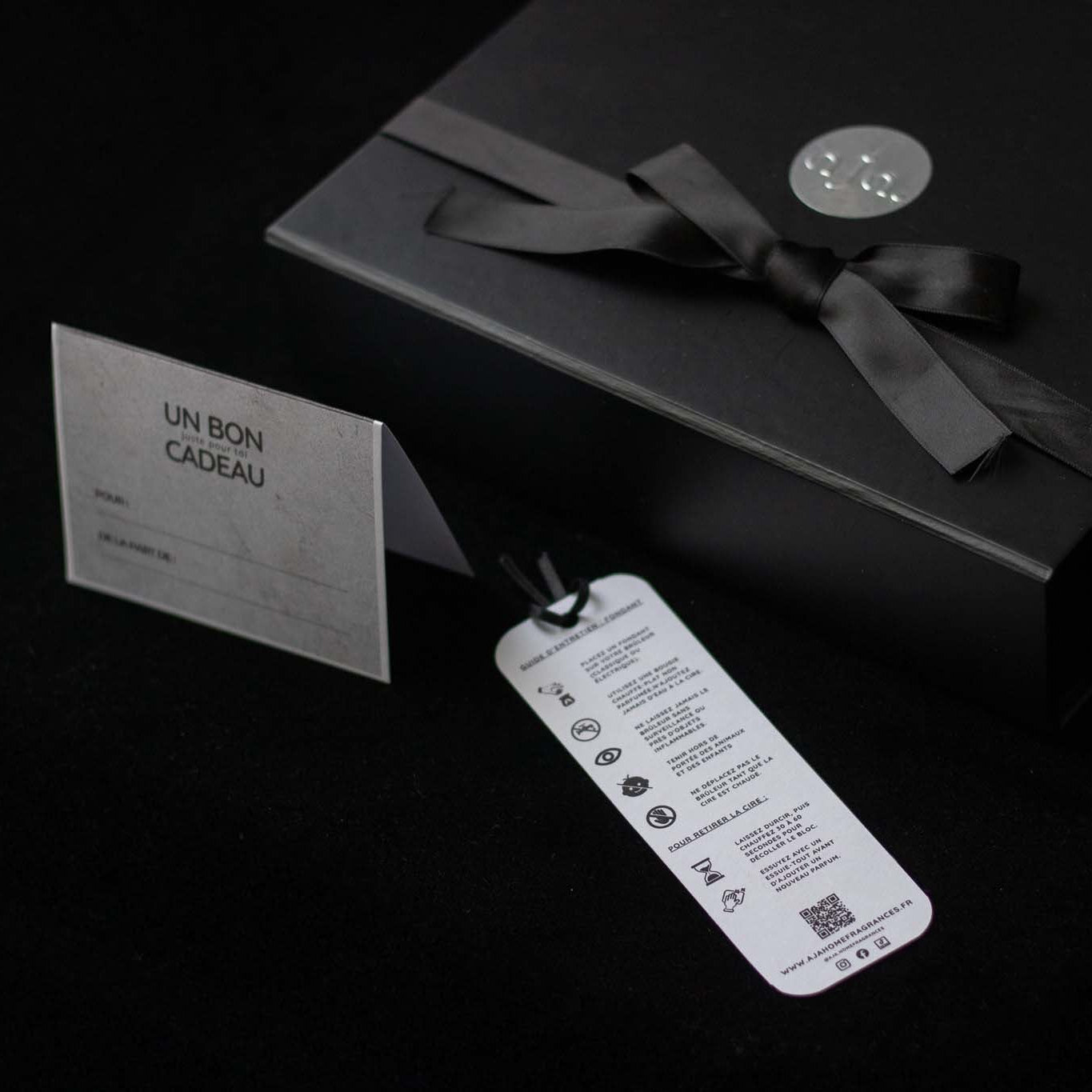 gift set with message card and book mark